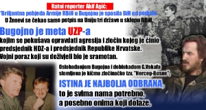 Bugojno je meta UZP-a kojim se pokušava opravdati agresija i zločin kojeg je činio predsjednik HDZ-a i predsjednik Republike Hrvatske. 